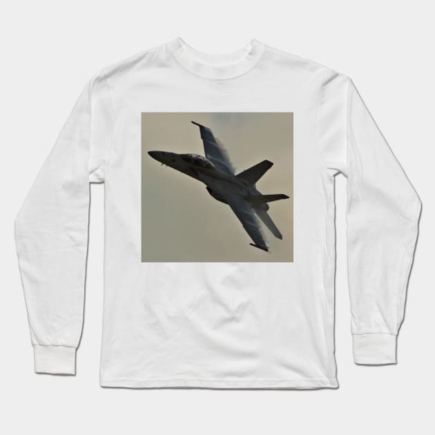 F/A-18 Super Hornet Vapor Long Sleeve T-Shirt by acefox1